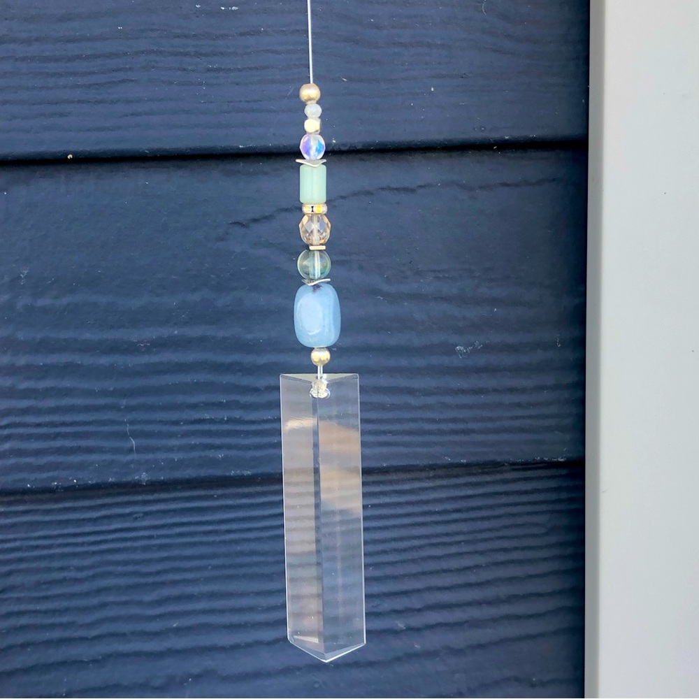 Amazonite Crystal Suncatcher